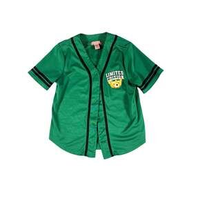 Lucky You Kids Green Limited Edition Teddy Bear Baseball Jersey